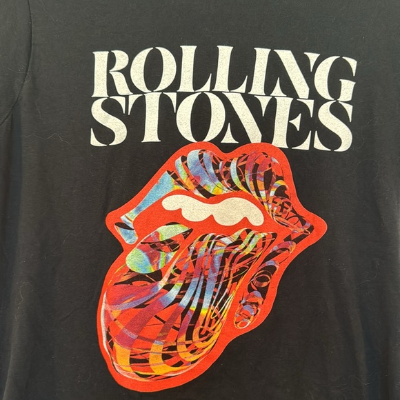 Rolling Stones Black Cotton 2022 Sixty Tour T-Shirt Size Large (true med) - Picture 4 of 8